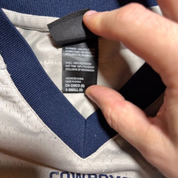 Reebok NFL Dallas Cowboys Jason Witten 82 Youth Jersey Small S Polyester - Picture 4 of 12